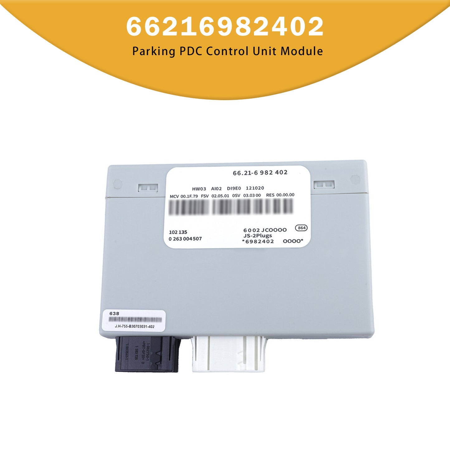 BMW E87 E90 1 3 SERIES 66216982402 Parking PDC Control Unit Module