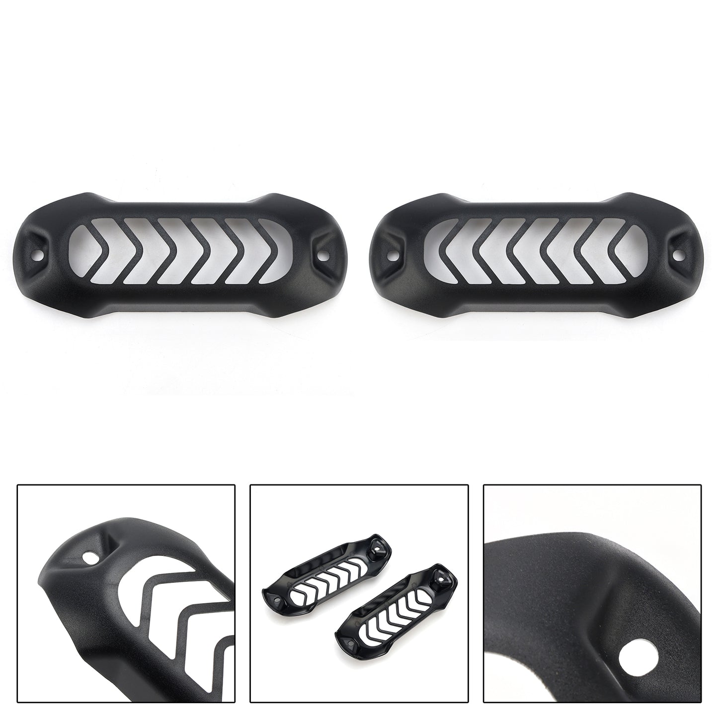 BMW R1300GS ADV 24-25 Spotlight Grille Universal Protector Guard Black