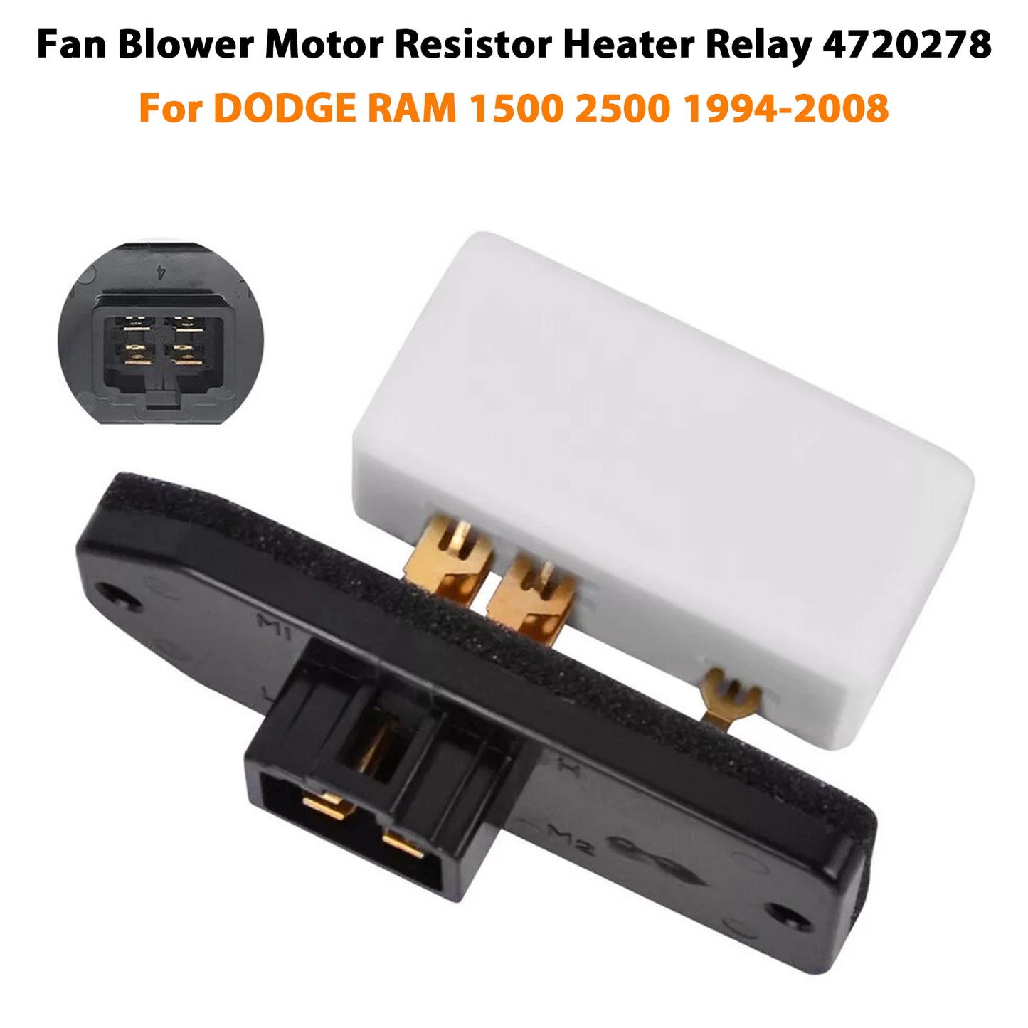 Dodge RAM 1500 2500 1994-2008 Fan Blower Motor Resistor Heater Relay 4720278 68004539AA