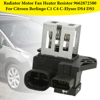 Citroen Berlingo C1 C4 C-Elysee DS4 DS5 Radiator Motor Fan Heater Resistor 9662872380