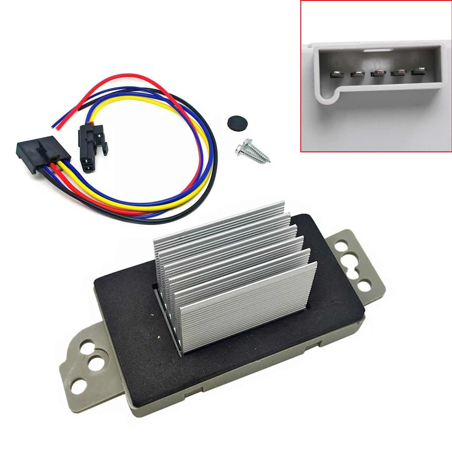 Chevy Silverado 1500 1999-2007 Blower Motor Resistor Control Module 89018778