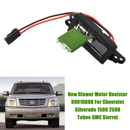 Chevrolet Silverado 1500 2500 Tahoe GMC Sierra New Blower Motor Resistor 89019088
