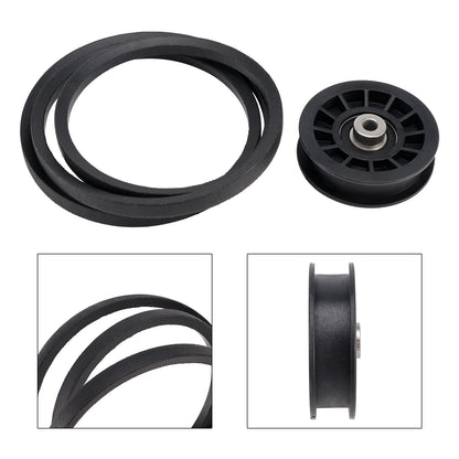 Drive Idler Pulley and Drive Belt Kit For Husqvarna Z254F