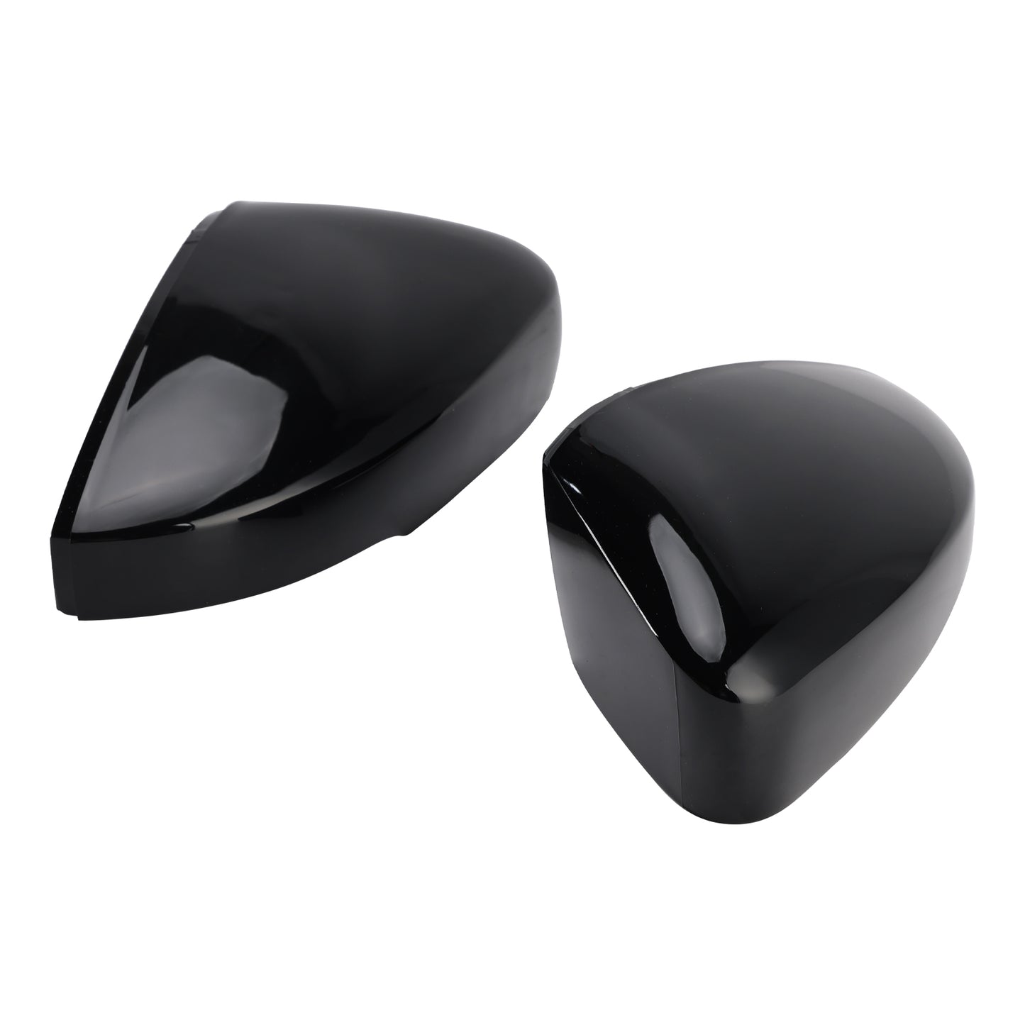 VW Polo MK5 2009-2017 Side Mirror Covers Rearview Housing Black 6R0857538B