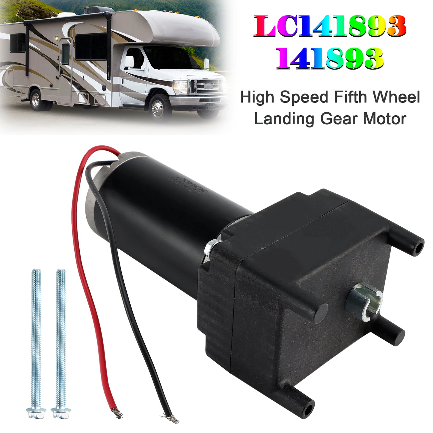 Lippert Tuson 141893 High Speed Fifth Wheel Landing Gear Motor LC141893