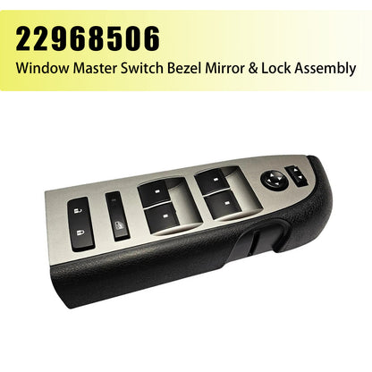 Chevrolet 2010-2013 Window Master Switch Bezel Mirror & Lock Assembly 22968506 20945129