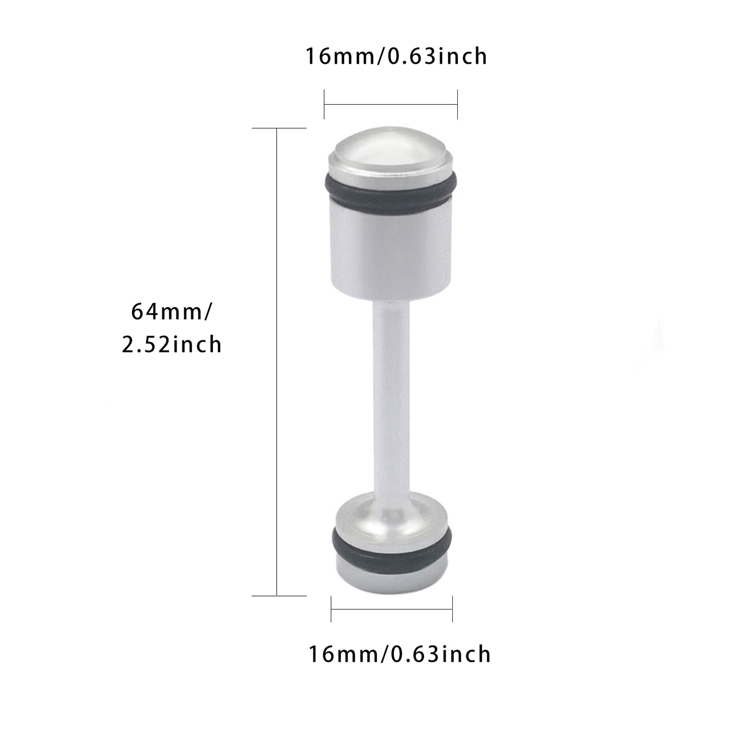 GM Gen III & IV LS Billet Rear Passage Plug Oil Diverter Barbell
