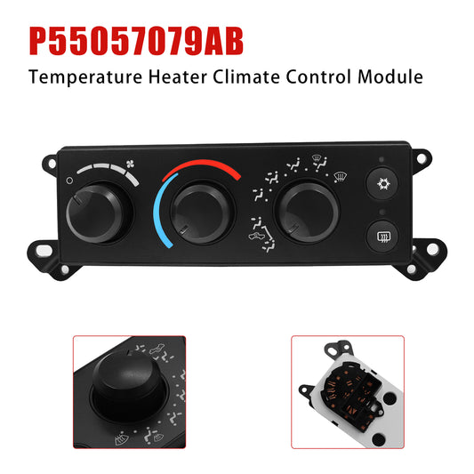 Dodge Ram 2006-2008 Temperature Heater Climate Control Module 55057079AB 55057079AA
