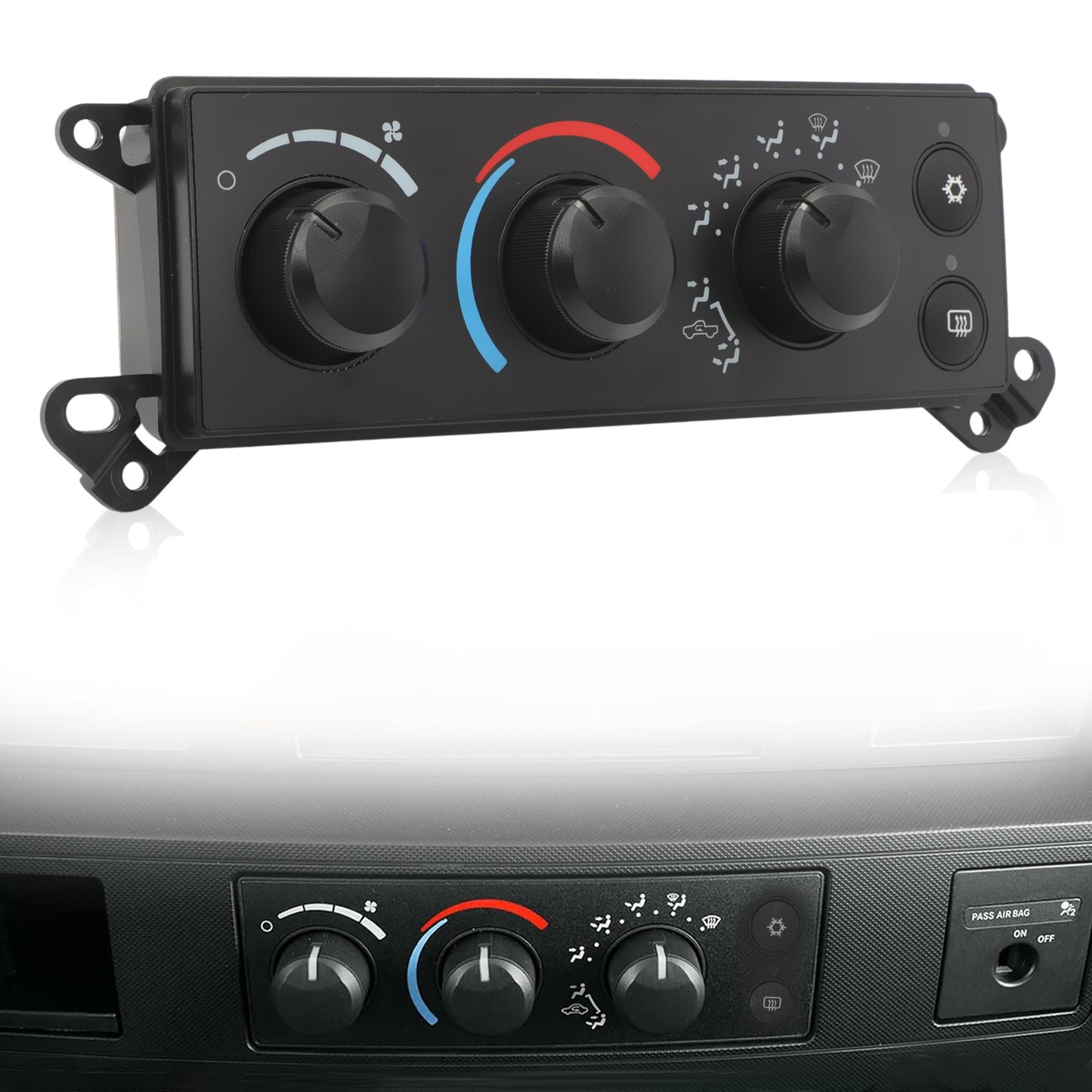 Dodge Ram 2006-2008 Temperature Heater Climate Control Module 55057079AB 55057079AA