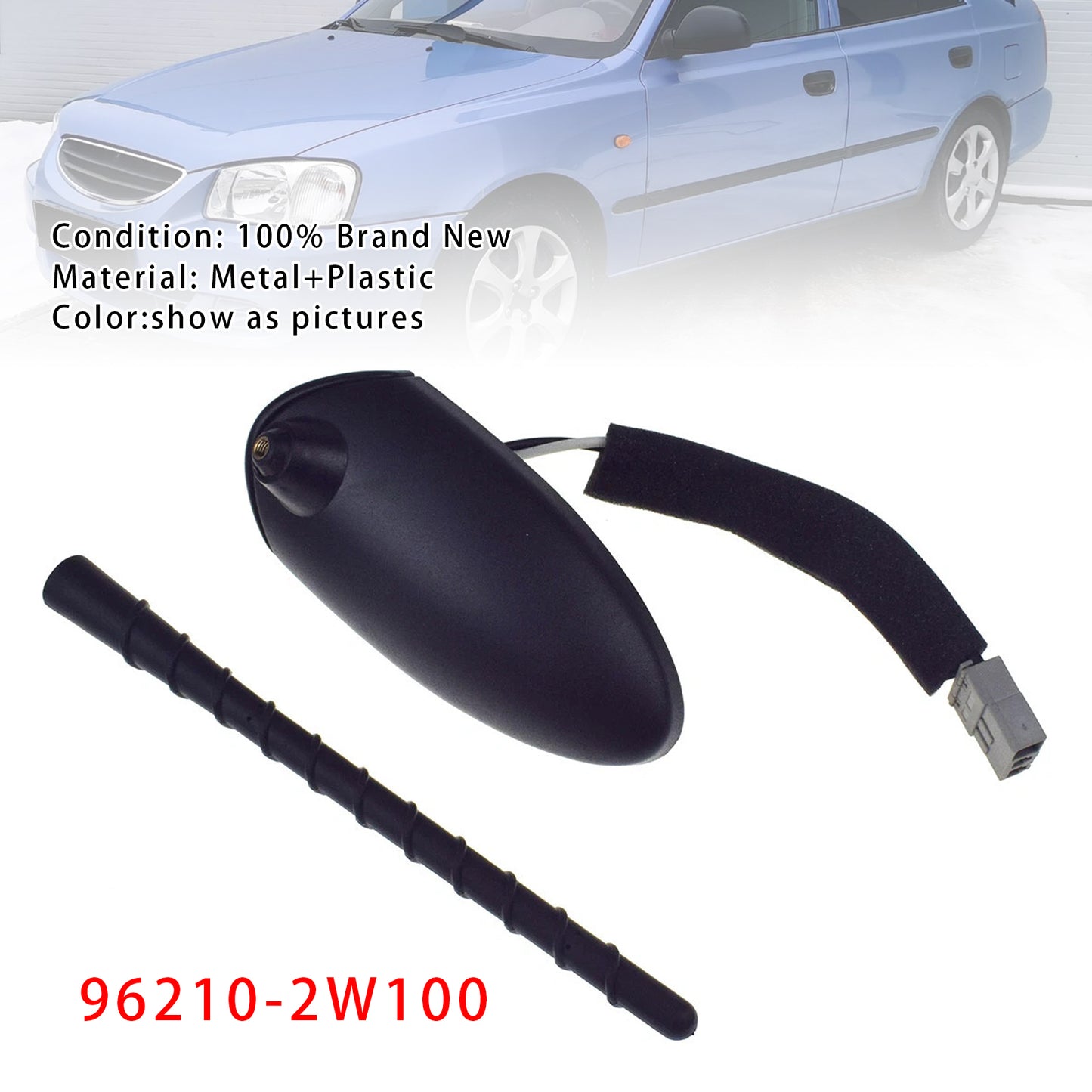 962102W100 Roof Antenna and Antenna Base For Hyundai Santa Fe 2015-2018