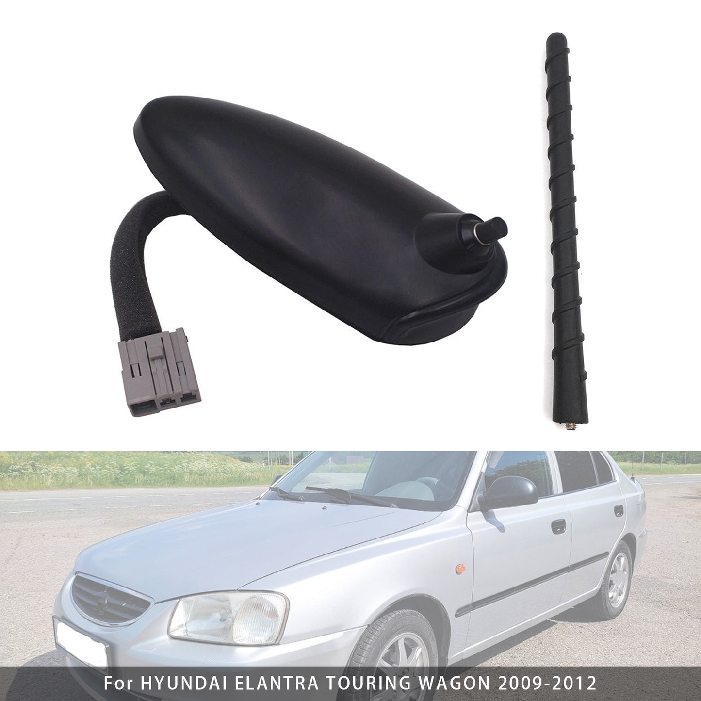 962102W100 Roof Antenna and Antenna Base For Hyundai Santa Fe 2015-2018