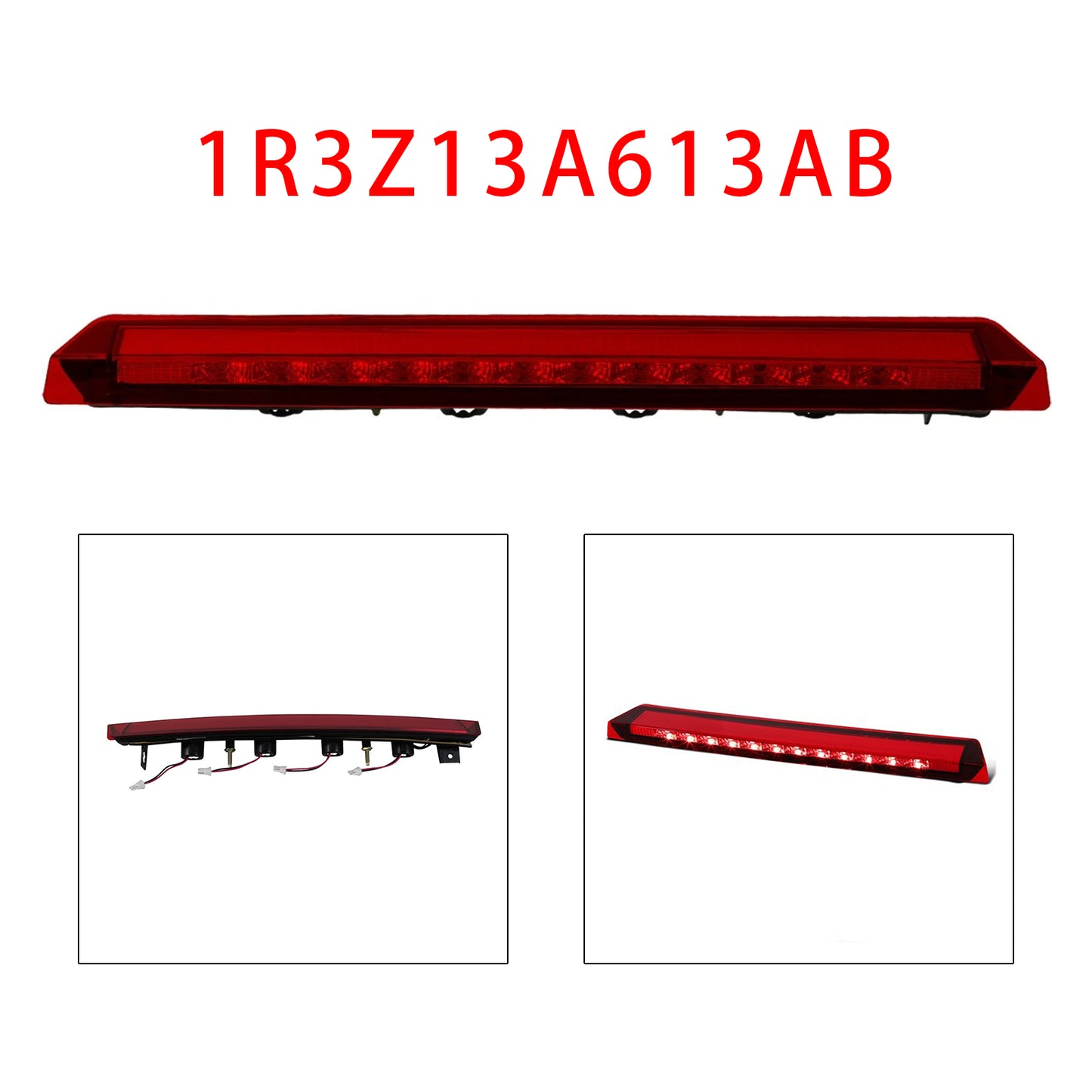 Ford Mustang V6/GT 1999-2004 1R3Z13A613AB Bright LED Red 3rd Third Brake Light Stop Lamp