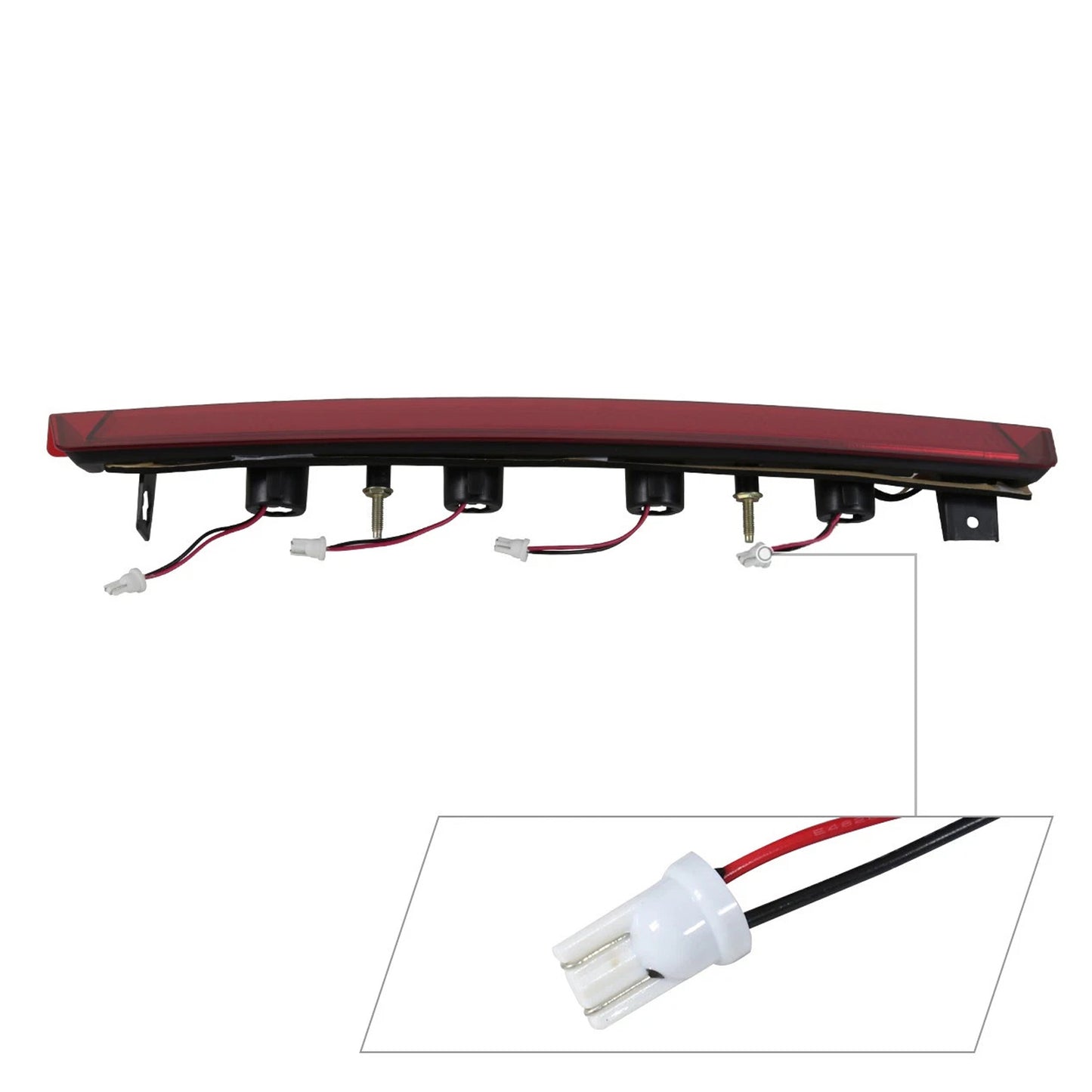 1R3Z13A613AB Bright LED Red 3rd Third Brake Light Stop Lamp For Ford Mustang V6/GT 1999-2004