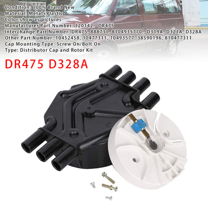 Chevy Cadillac GMC V6 4.3L DR475 D328A Ignition Distributor Cap & Rotor Kit 120142