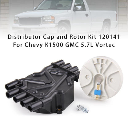 Distributor Cap and Rotor Kit 120141 For Chevy K1500 GMC 5.7L Vortec