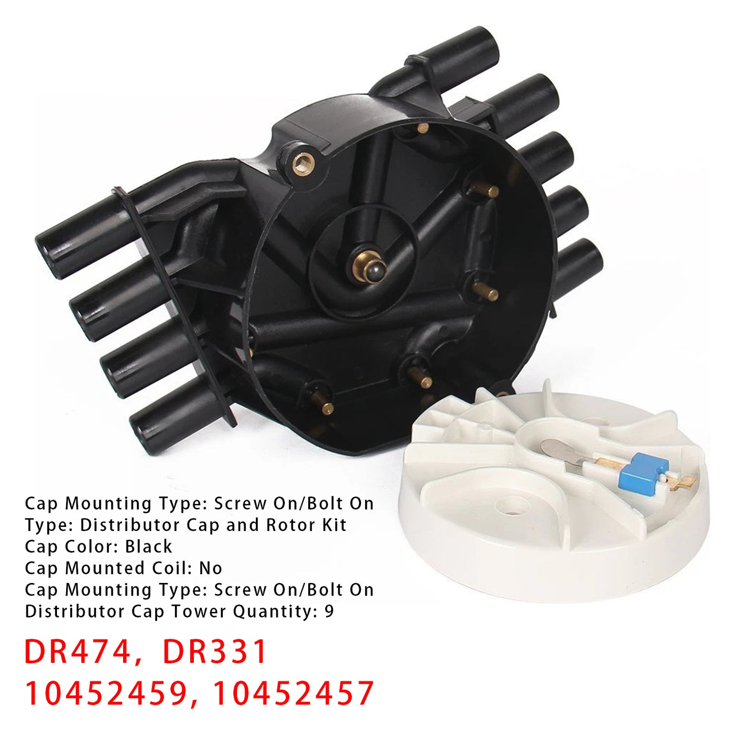 Distributor Cap and Rotor Kit 120141 For Chevy K1500 GMC 5.7L Vortec