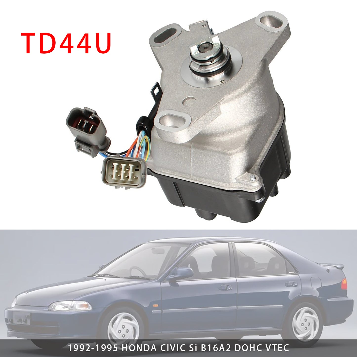 Ignition Distributor TD44U For 92-95 Honda Acura Integra B16A OBD1 B16A2 V-TEC