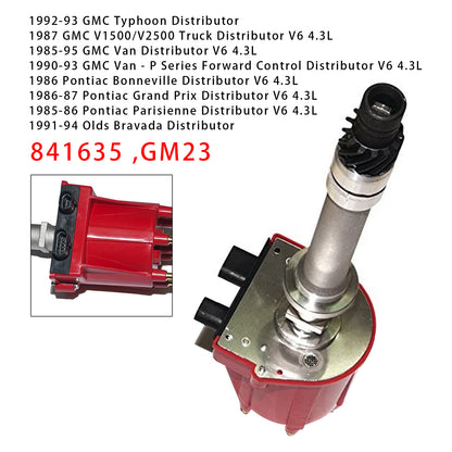GM23 High Performance Ignition Distributor 841635 For GMC CHEVY Pontiac V6 4.3L 262