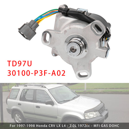 TD97U 30100-P3F-A02 Ignition Distributor For Honda CRV 1997-1998 EX LX 2.0L L4