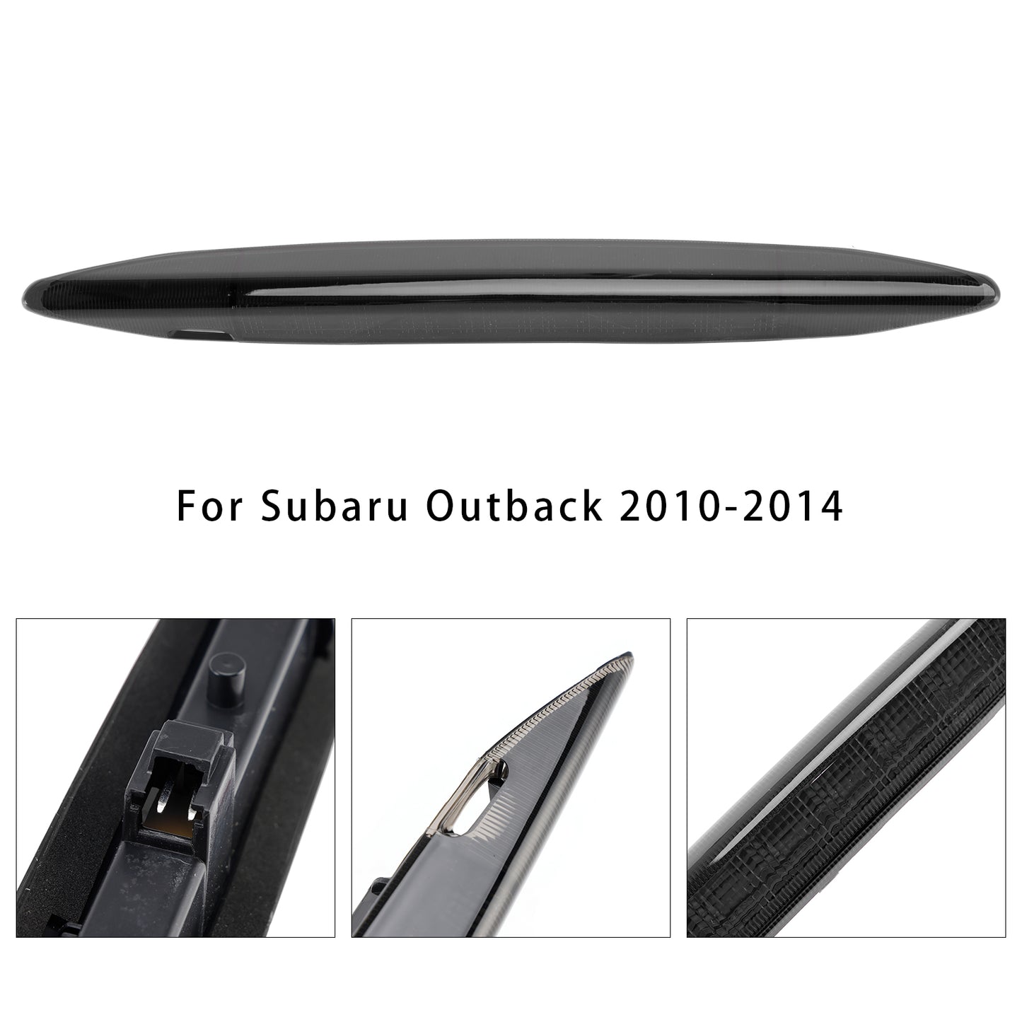 84701AJ01A Black Lens High Mount Third Brake Light Lamp For Subaru Outback 2010-2014
