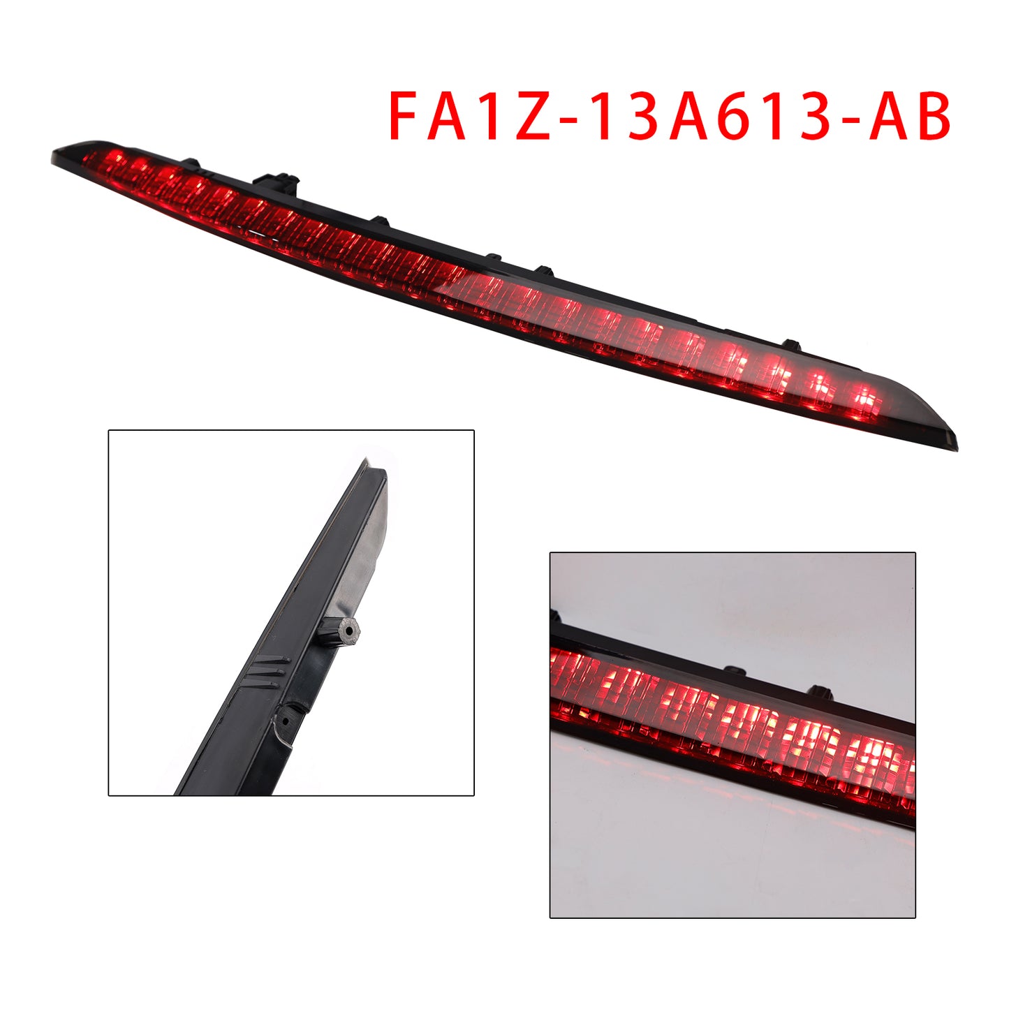 2016-2018 Lincoln MKX FA1Z-13A613-AB Black Lens Rear High Mount Brake Light