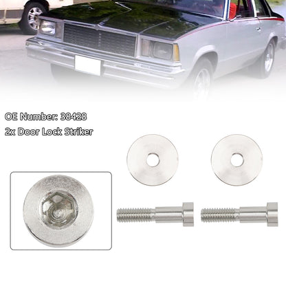 15013147 Door Lock Striker 38428 Compatible with 1985-2002 Chevy K1500 K2500 K3500 GMC C1500 C2500 C3500 Yukon Truck Door Latch Bolt Pin Replace