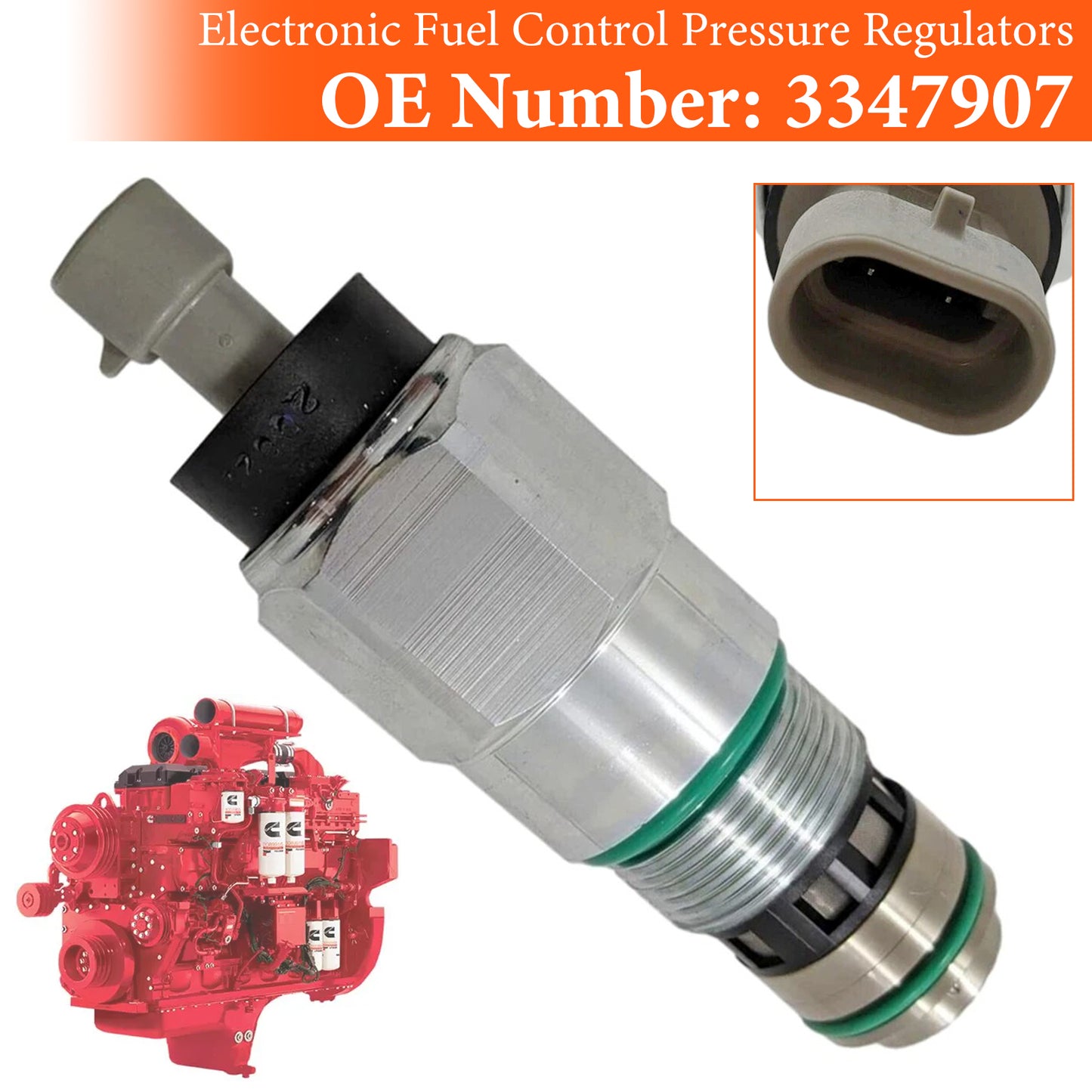 Cummins QSK60 QSK45 Electronic Fuel Control Pressure Regulators 3347907