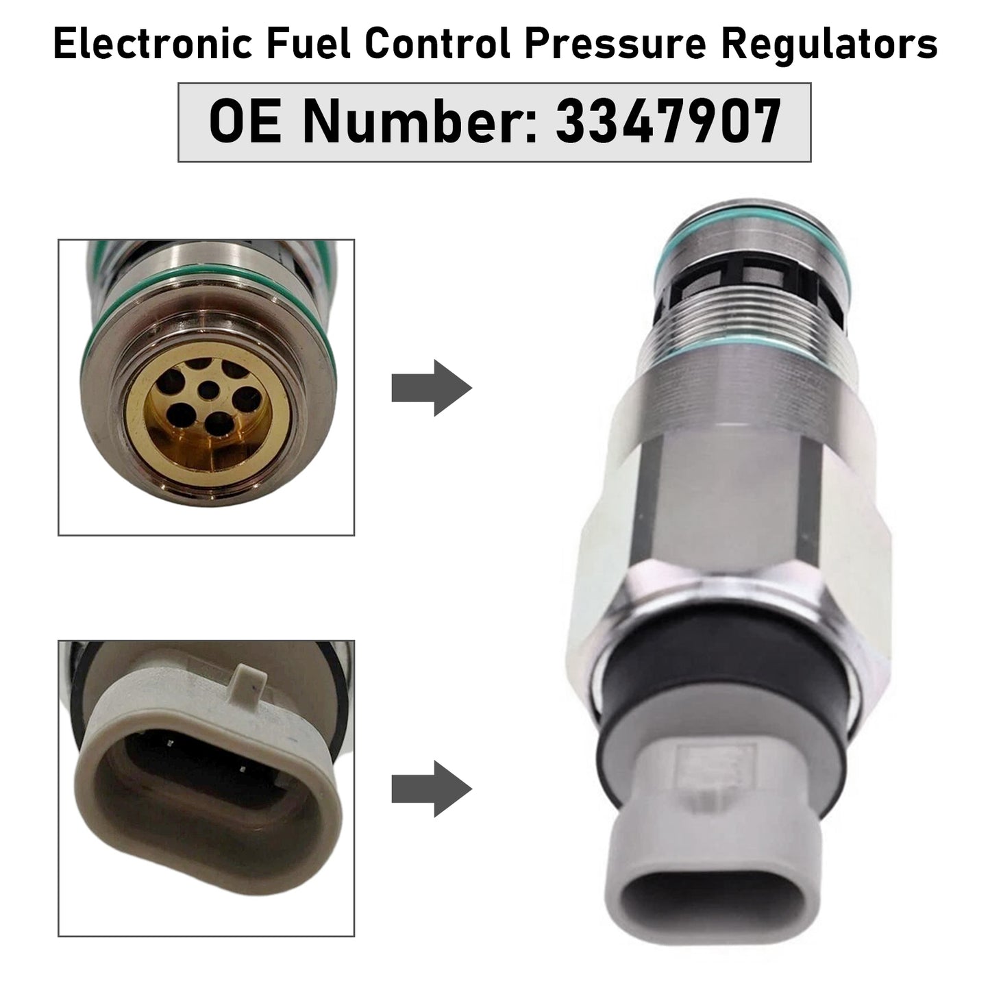 Cummins QSK60 QSK45 Electronic Fuel Control Pressure Regulators 3347907