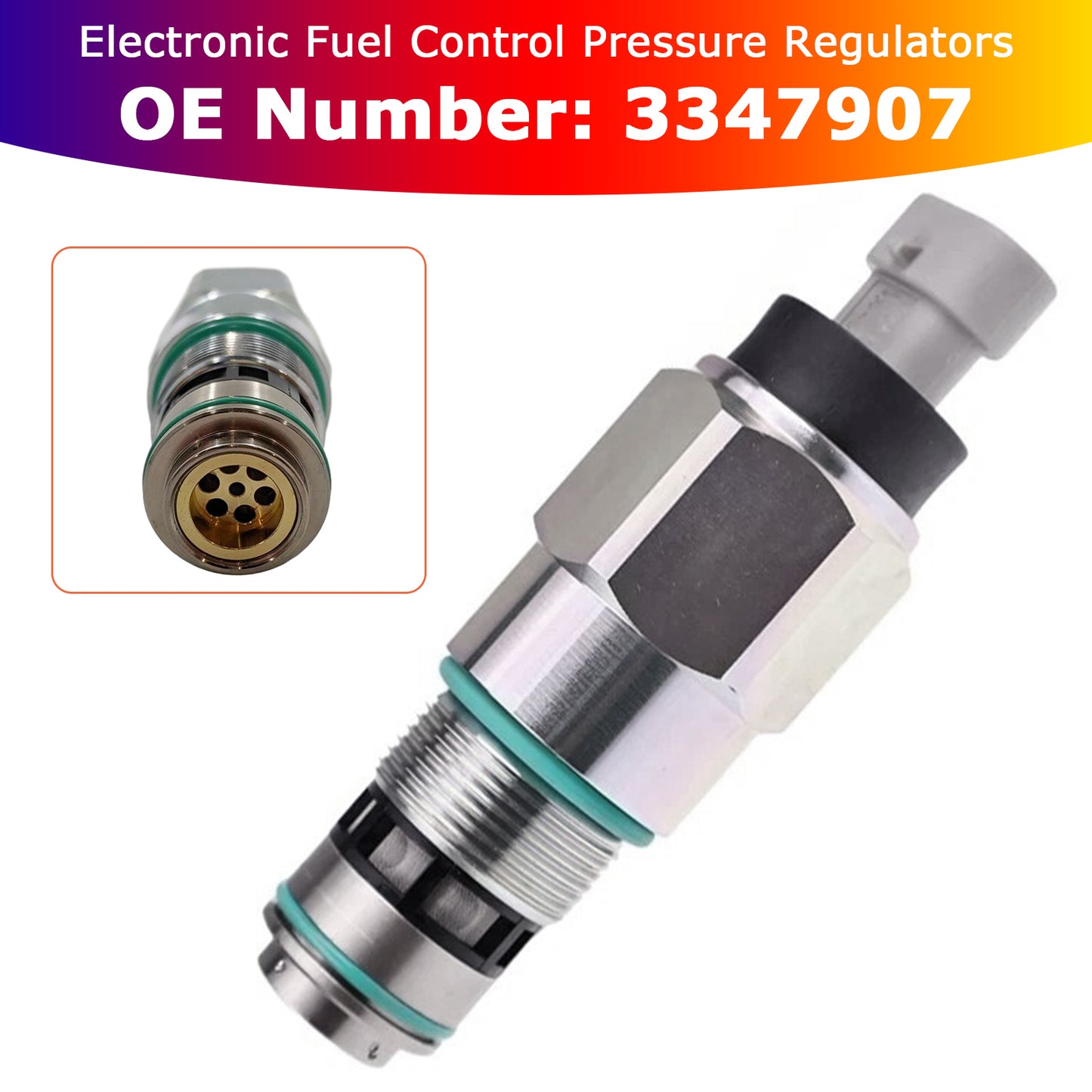 Cummins QSK60 QSK45 Electronic Fuel Control Pressure Regulators 3347907