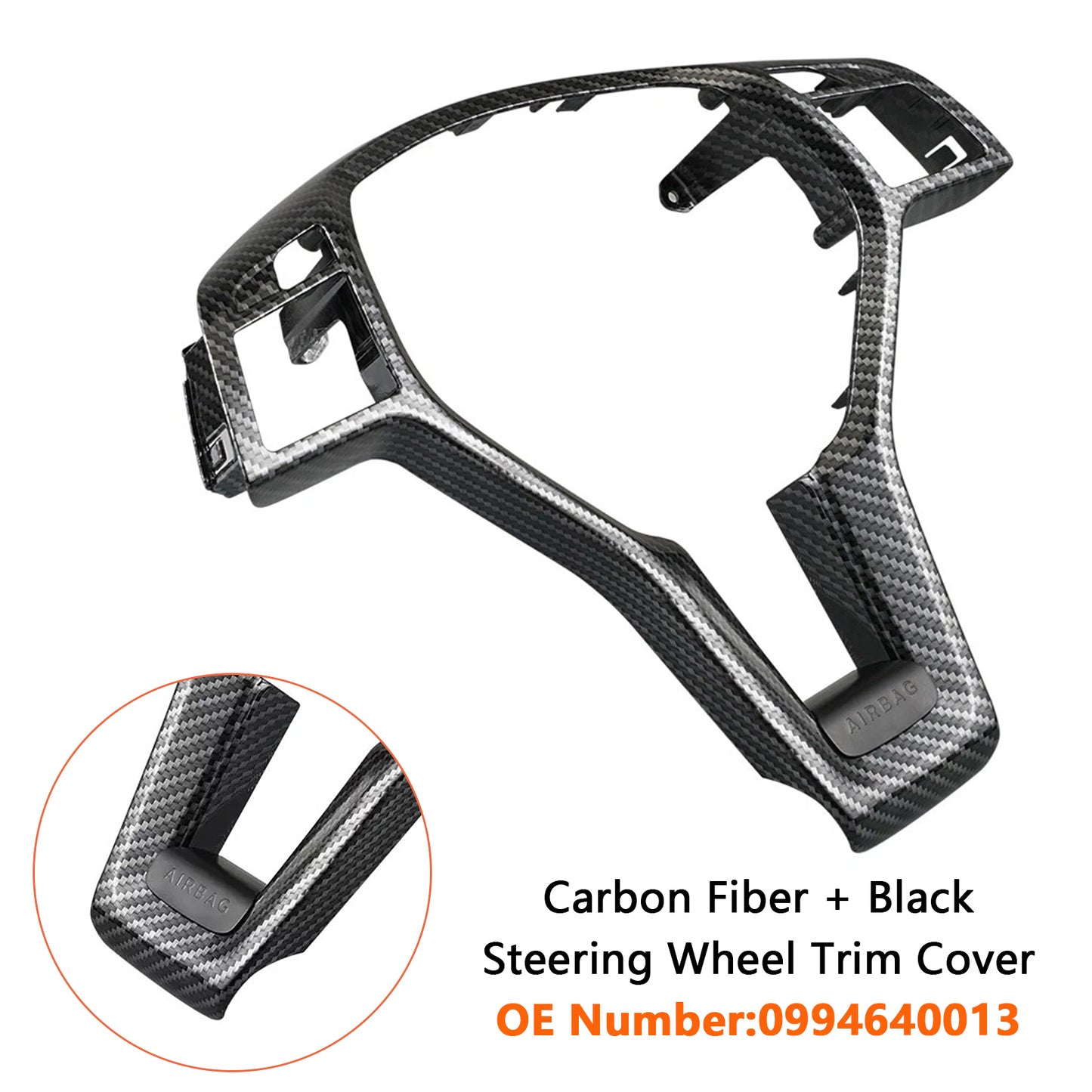 Mercedes Benz C-Class W204 C63 AMG Steering Wheel Trim Cover 0994640013