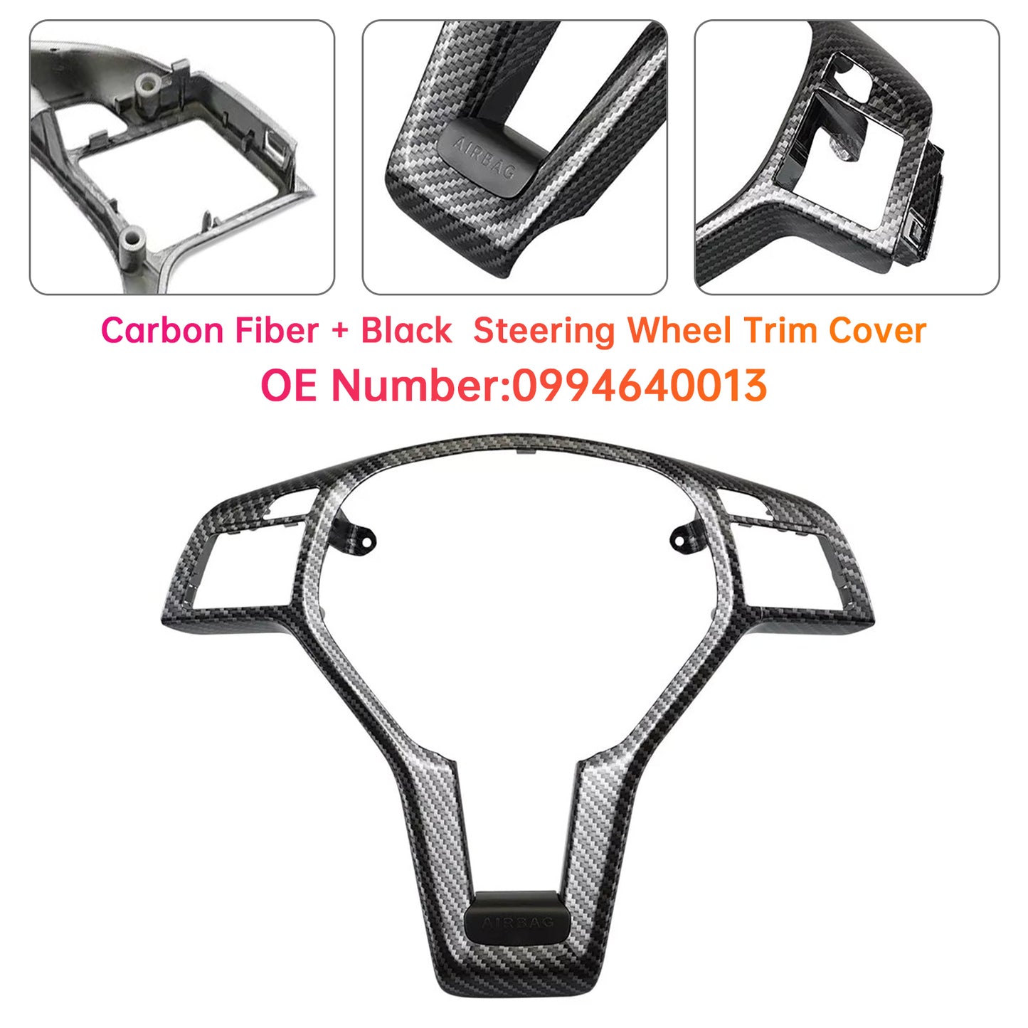 Mercedes Benz C-Class W204 C63 AMG Steering Wheel Trim Cover 0994640013