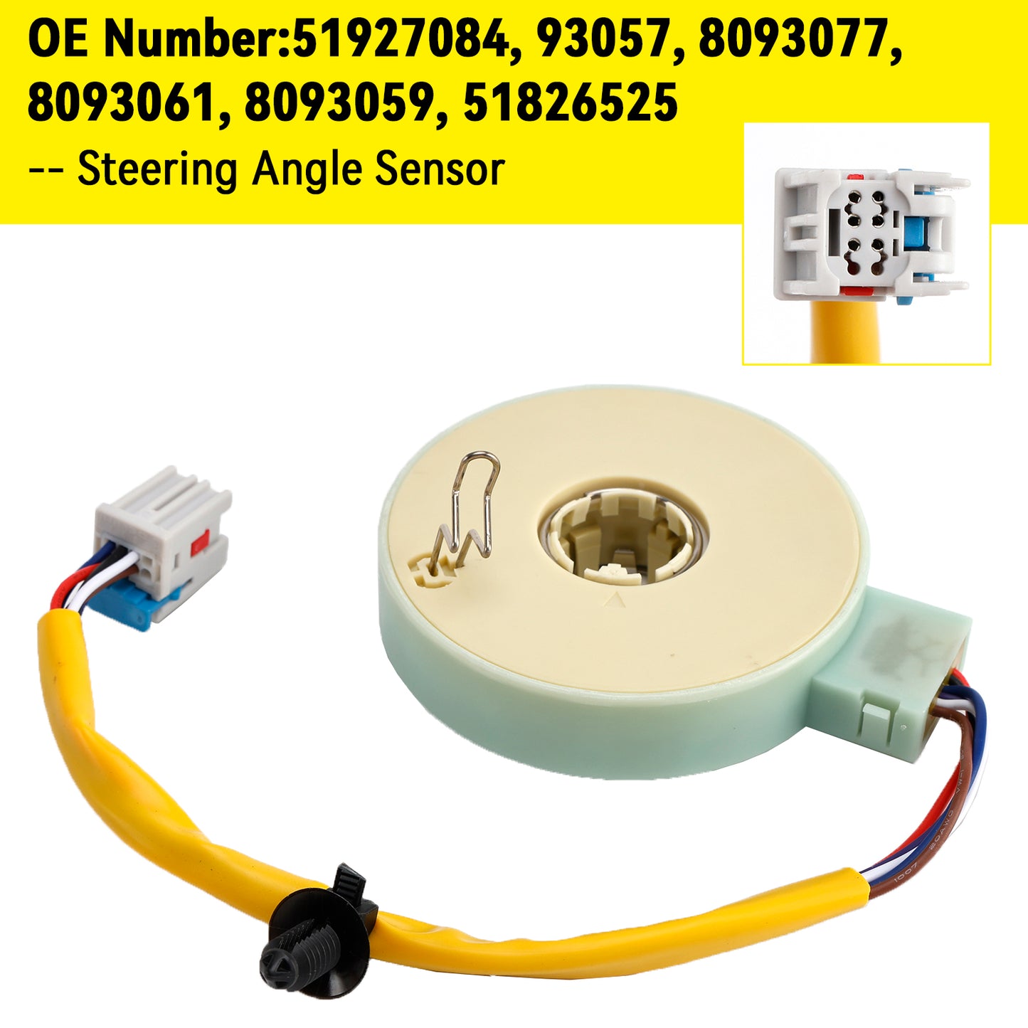 51927084 Steering Angle Sensor For Fiat 500 (312_) Grande Punto (199_) Opel Corsa C D X01 S07
