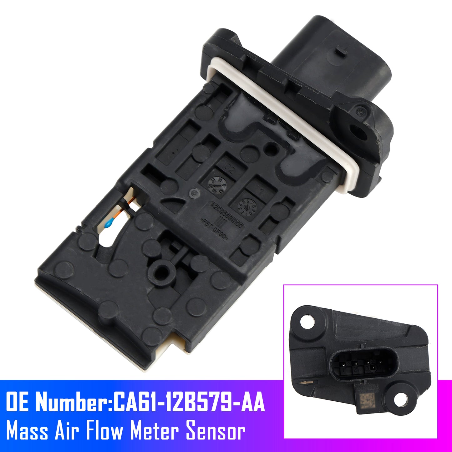 Mass Air Flow Meter Sensor CA61-12B579-AA A2C86319400 For Ford B-Max Fiesta Tourneo Transit