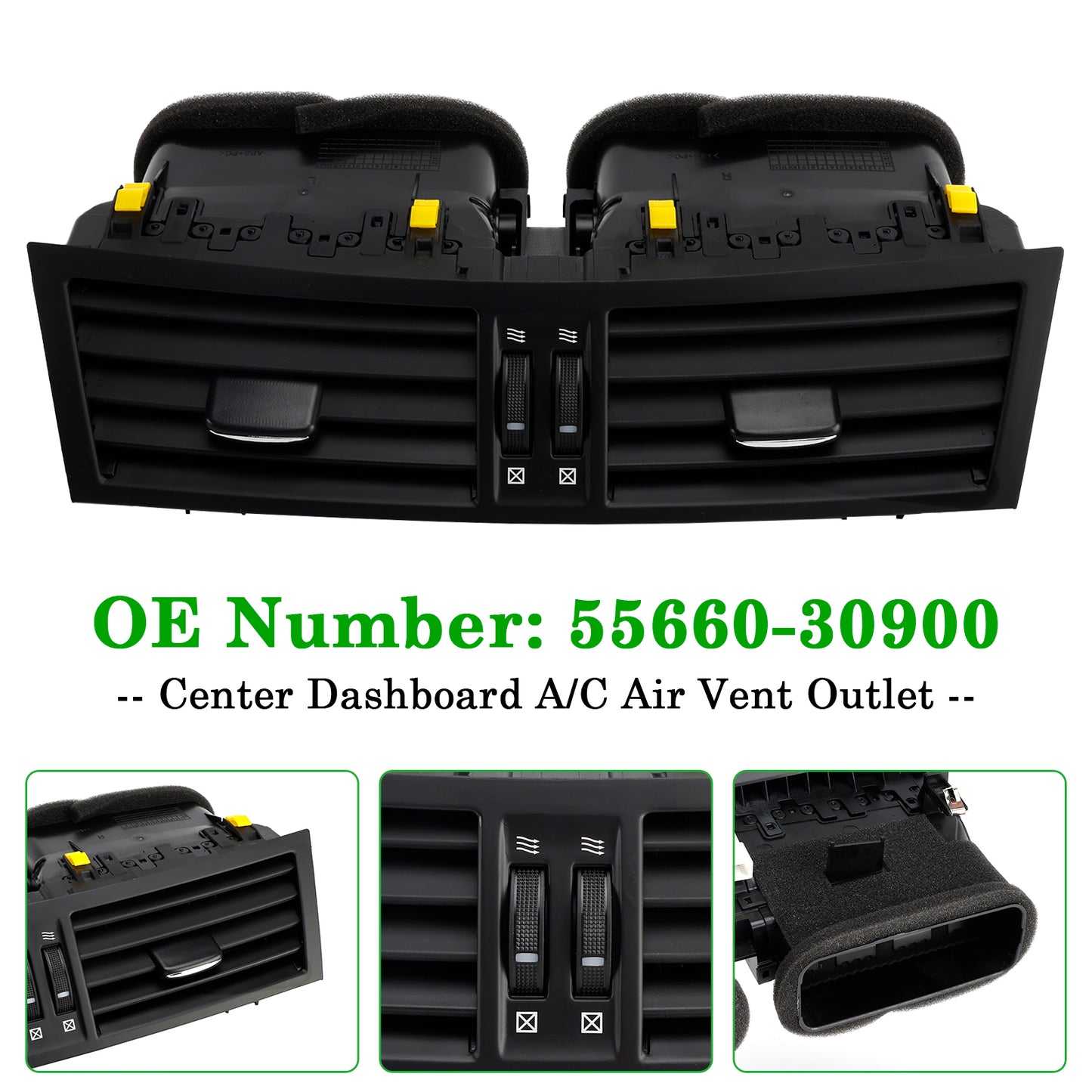 2006-2011 Lexus GS350 GS450H Center Dashboard A/C Air Vent Outlet 55660-30900 55660-30411-E0