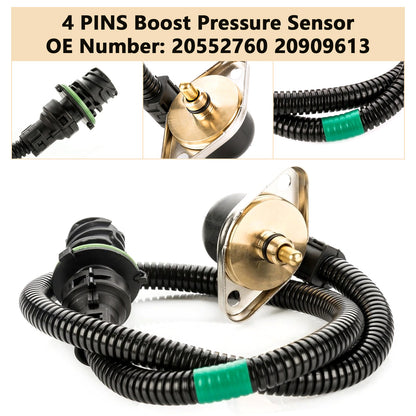 4 PINS Boost Pressure Sensor 20552760 20909613 For Volvo FH16 FL6 FM10 FM7 FH12