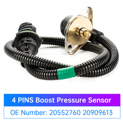 Volvo FH16 FL6 FM10 FM7 FH12 4 PINS Boost Pressure Sensor 20552760 20909613
