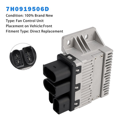 7H0919506D Radiator Fan Control Unit Module For VW Transporter T5 2003-2010