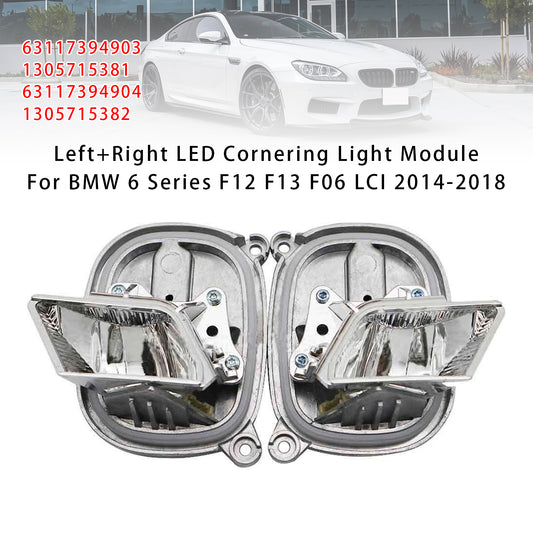 BMW 6 Series F12 F13 F06 LCI 2014-2018 Left+Right LED Cornering Light Module 63117394903 1305715381