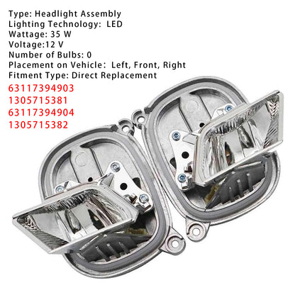 BMW 6 Series F12 F13 F06 LCI 2014-2018 Left+Right LED Cornering Light Module 63117394903 1305715381