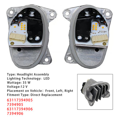BMW F06 F12 F13 63117394905 63117394906 Left+Right LED Turn Signal Light Control Module
