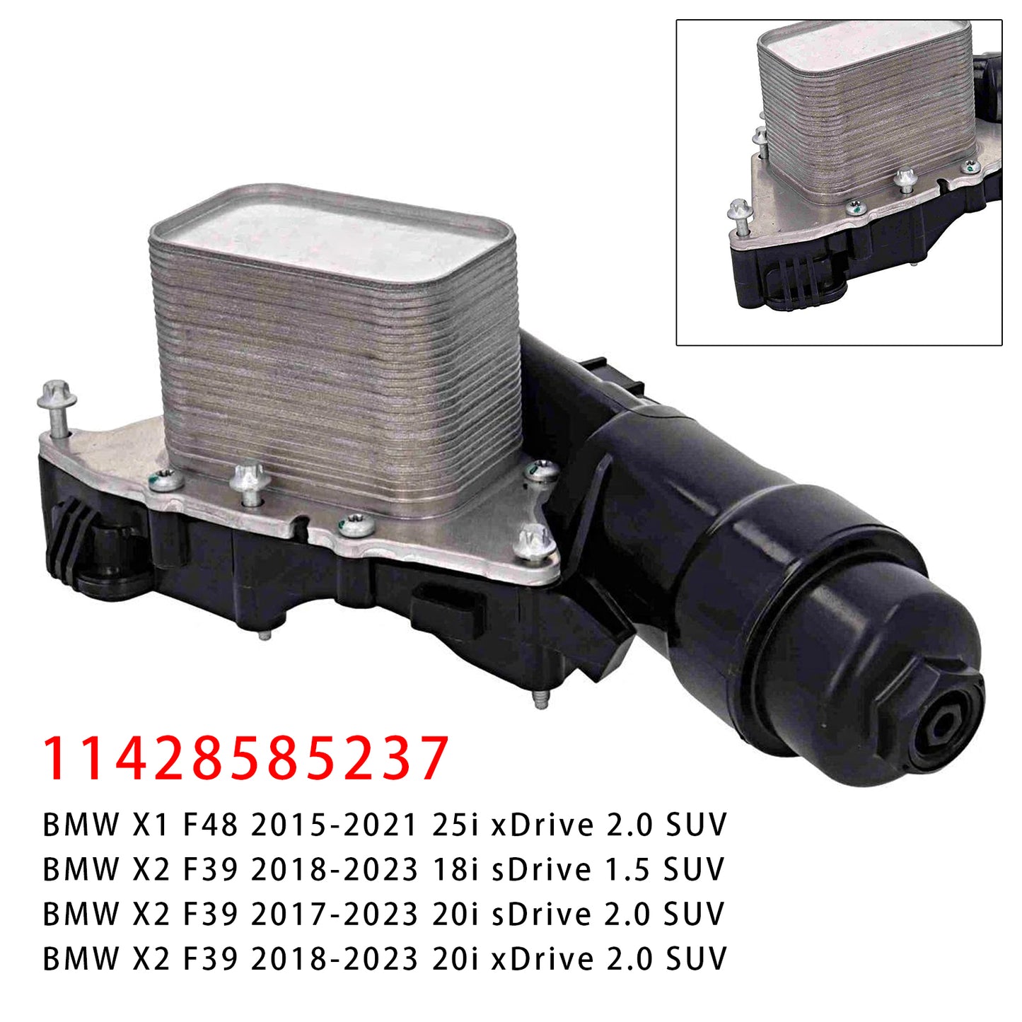 BMW 2 Series F45 X1 X2 Mini Mini Countryman 1.5 2.0 11428585237 Oil Filter Housing 8585237 11428513948