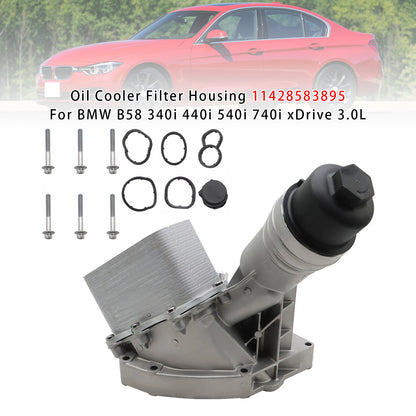BMW B58 340i 440i 540i 740i xDrive 3.0L 11428583895 Oil Cooler Filter Housing