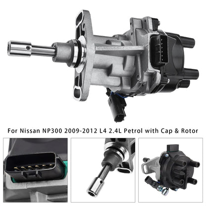 Nissan Frontier Xterra 2000-2004 L4 2.4L Ignition Distributor w/Cap & Rotor 221003S500 221003S501