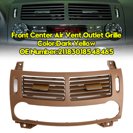 Benz E Class W211 2003-2008 Front Center Air Vent Outlet Grille Dark Yellow