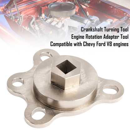 Chevy Ford V8 engines Crankshaft Turning Tool Engine Rotation Adapter Tool