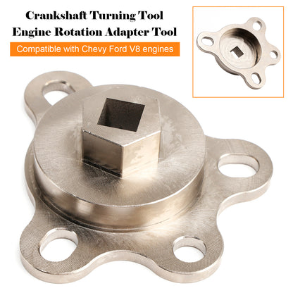 Chevy Ford V8 engines Crankshaft Turning Tool Engine Rotation Adapter Tool