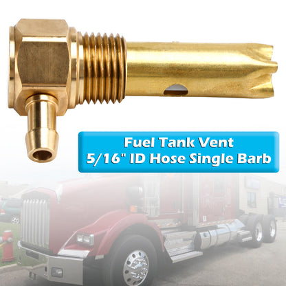 5/16" ID Hose Fuel Tank Vent Assy 20560284 For Kenworth Volvo Full Function Single Barb