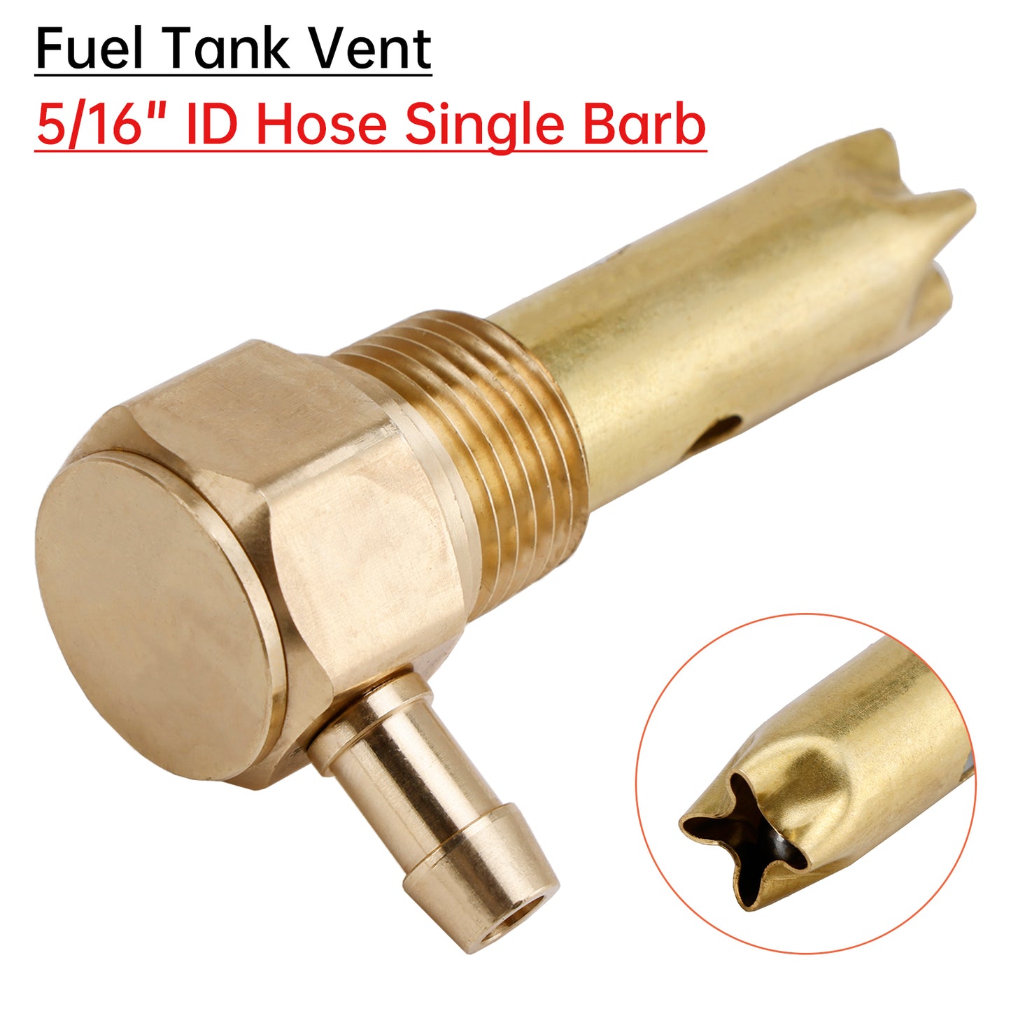 5/16" ID Hose Fuel Tank Vent Assy 20560284 For Kenworth Volvo Full Function Single Barb