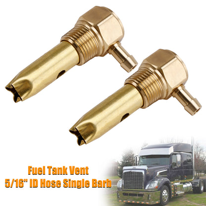 2PCS 5/16" ID Hose Fuel Tank Vent Assy 20560284 For Kenworth Volvo Full Function Single Barb