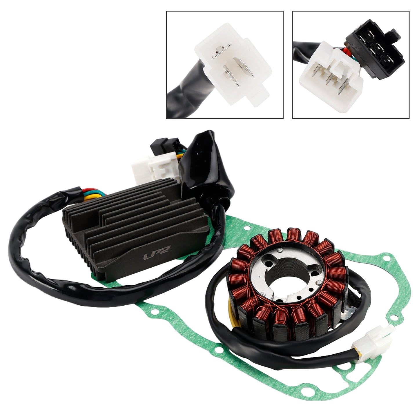 Honda NSS 250 250S Reflex 2004-2007 Magneto Coil Stator 31120-KSZ-771+ Voltage Regulator 31600-KSZ-770+Gasket